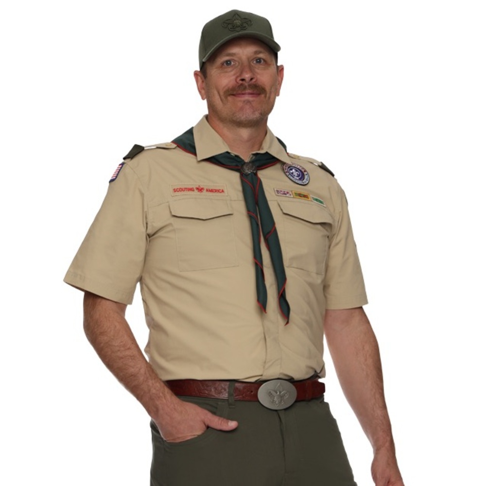 BSA | Tan Boy Scouts of America Shirt with Patches Sz XL - Picture 4 of 17